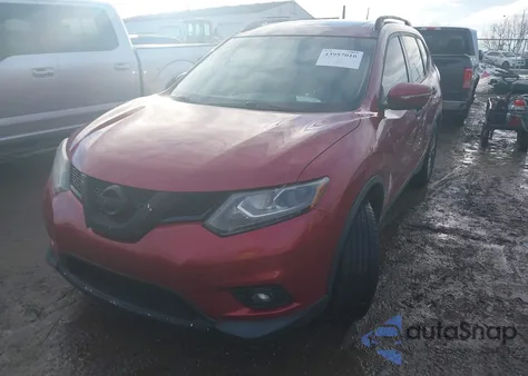 2015 Nissan Rogue Sl z USA, uszkodzony, nr VIN 5N1AT2MV5FC899454